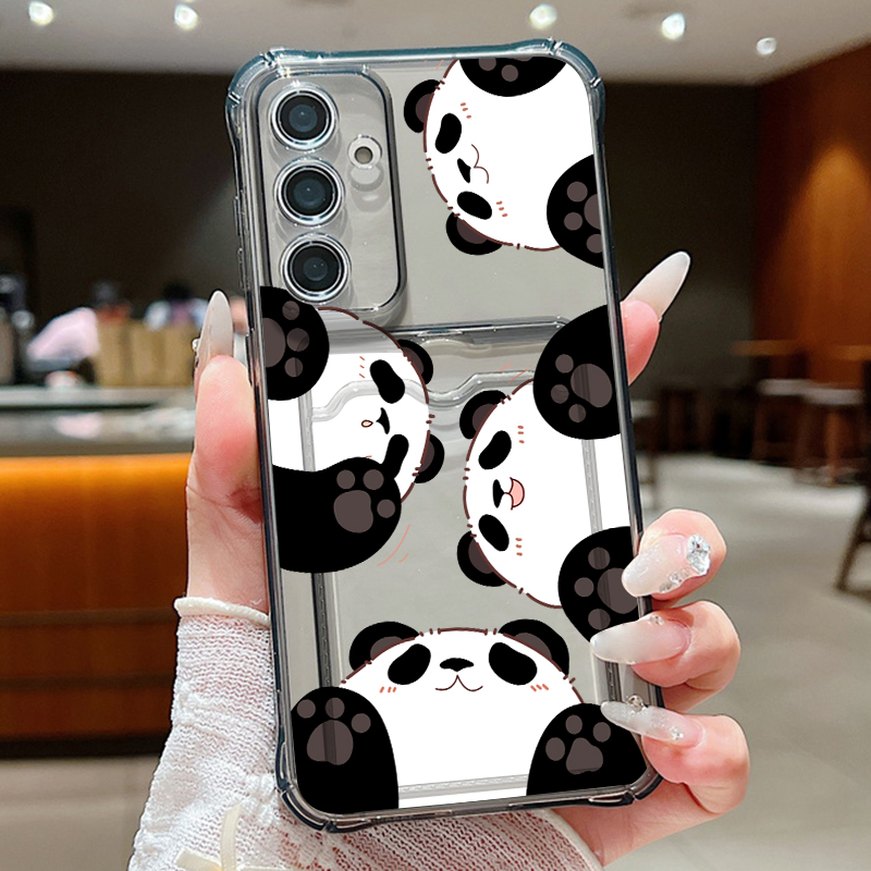 Samsung Galaxy A55 - Casing Ponsel dengan Slot Kartu untuk