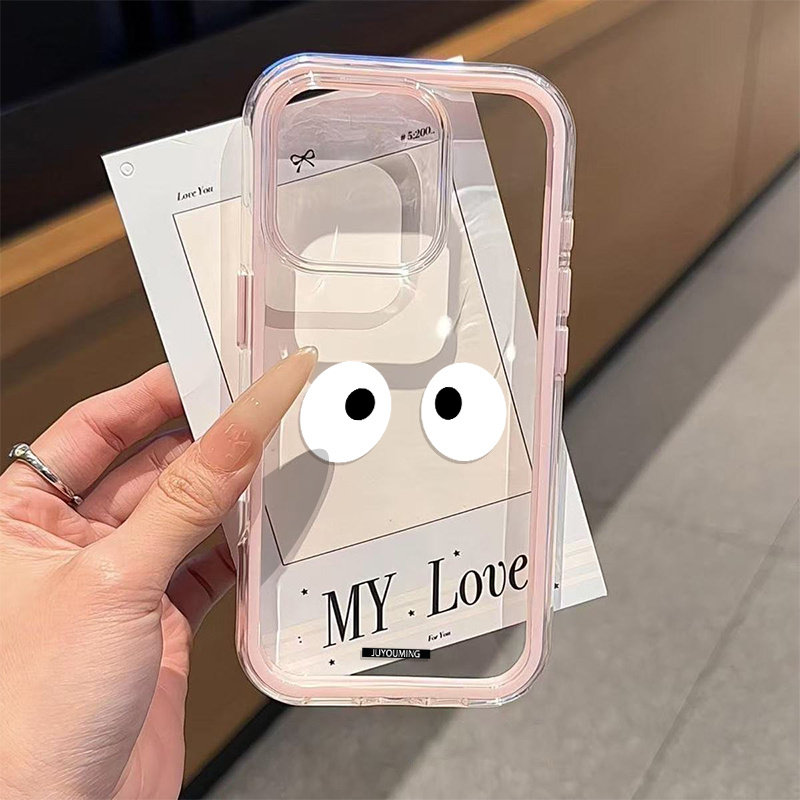 Samsung Galaxy A55 - Casing HP Transparan 2in1 Motif Mata