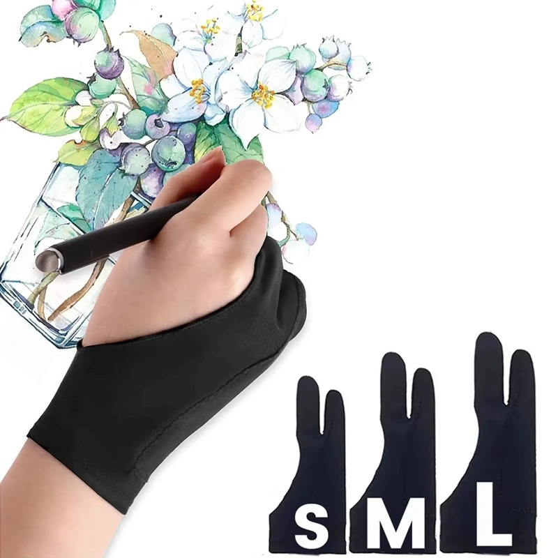 Drawing Glove Artist - Sarung Tangan Gambar Dua Jari Ukuran