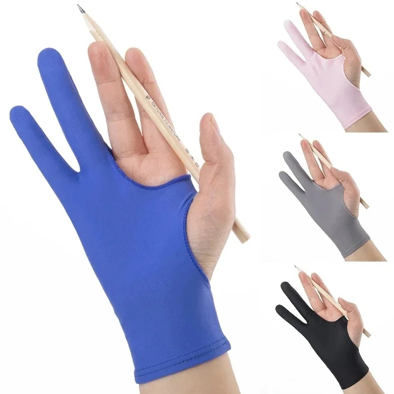 Drawing Glove Artist - 1/4 pasang Sarung Tangan Melukis Anti
