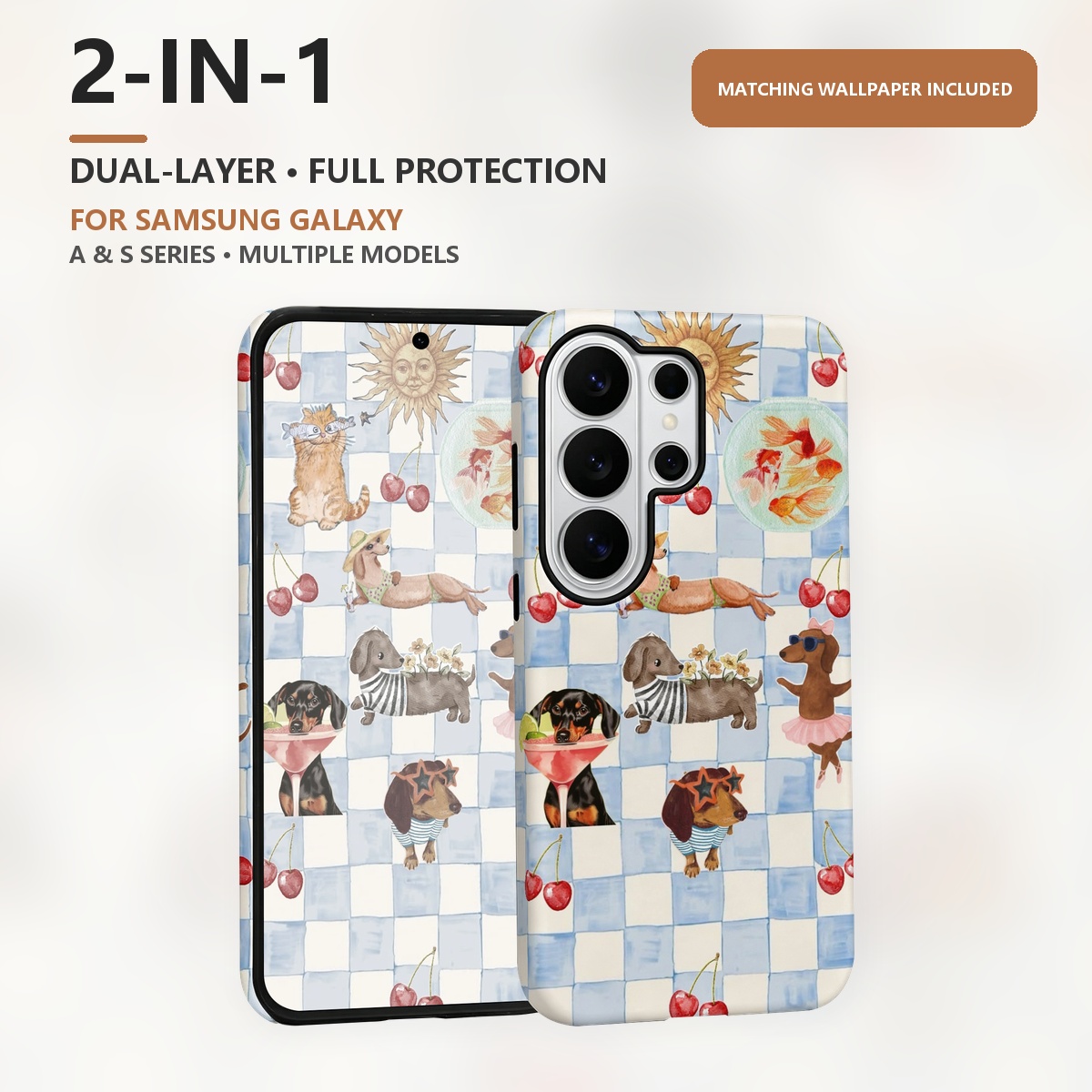Casing Telepon Dua Lapis 2-in- - Samsung Galaxy S24 ulasan dan harga