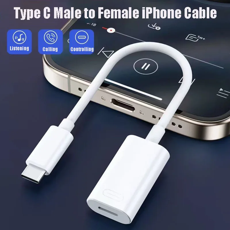Konverter Earphone Tipe C ke i - Wired Earphone Lightning ulasan dan harga