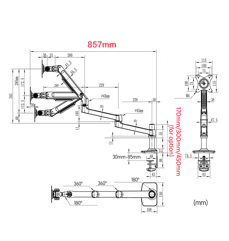 450mm DL-8013LP, Penyangga Lap - Tablet Lap Desk ulasan dan harga