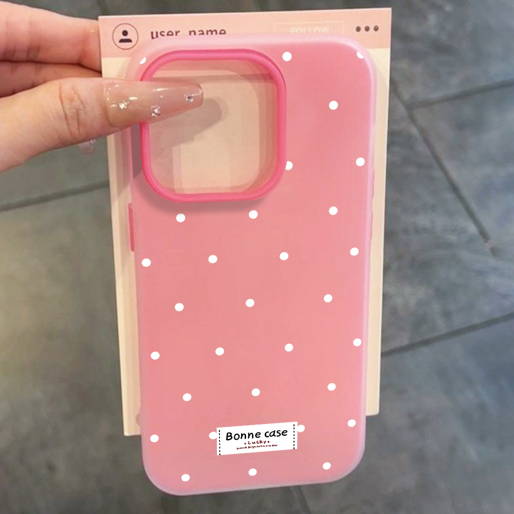 Casing Polka Dot Prancis INS U - Samsung Galaxy A55 ulasan dan harga