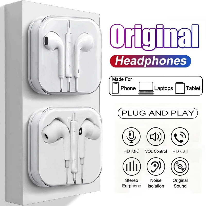 Earphone Kabel Asli untuk Xiao - Wired Earphone Lightning ulasan dan harga